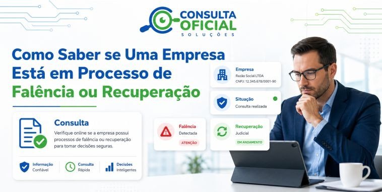 Como Saber se Uma Empresa Está em Processo de Falência ou Recuperação