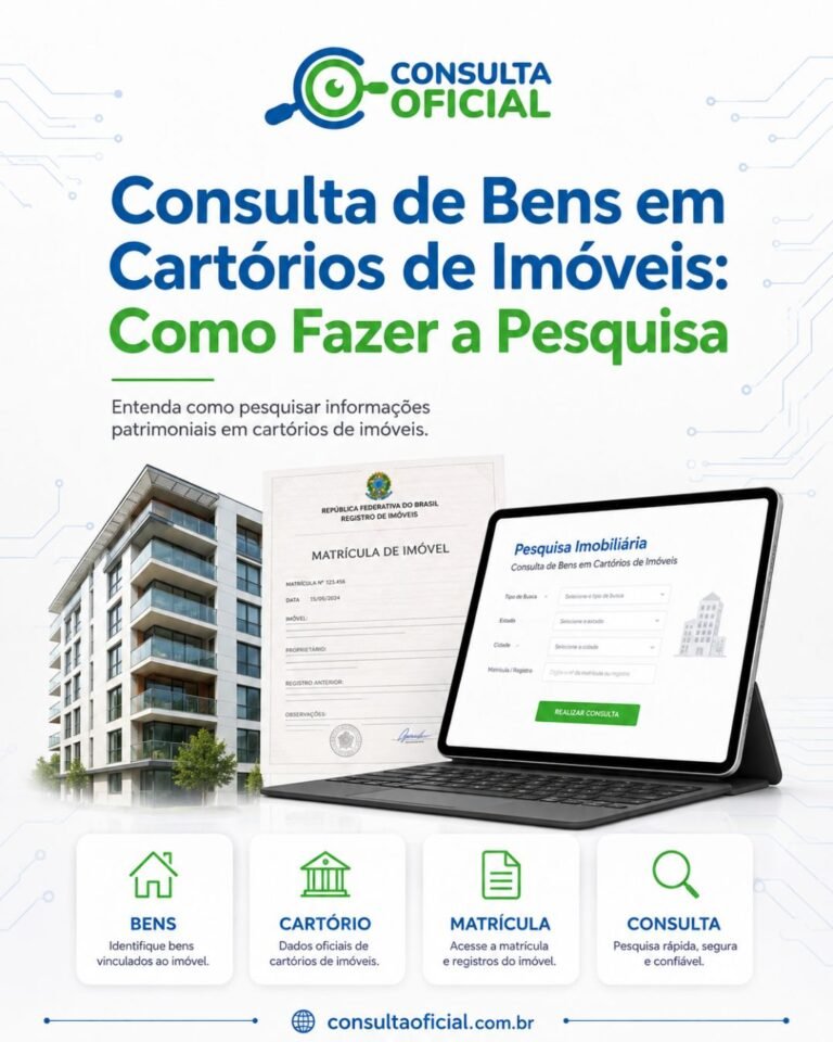 Consulta de Bens em Cartórios de Imóveis: Como Fazer a Pesquisa