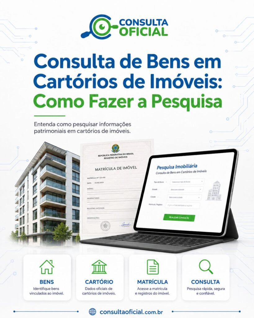 Consulta de Bens em Cartórios de Imóveis: Como Fazer a Pesquisa