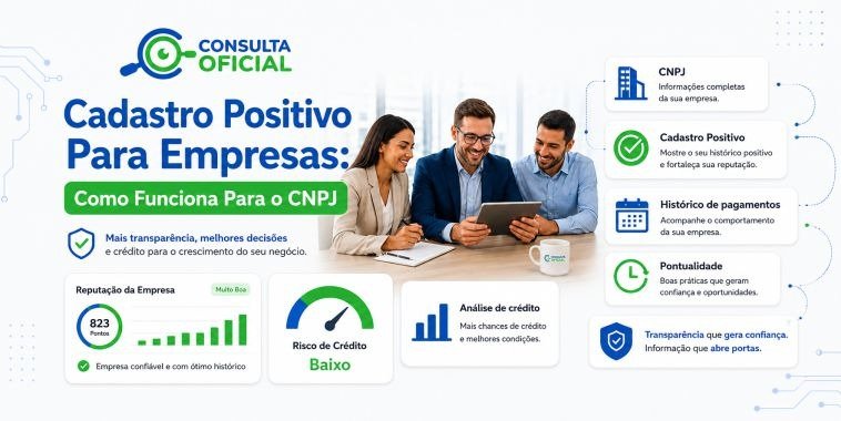 Cadastro Positivo Para Empresas: Como Funciona Para o CNPJ