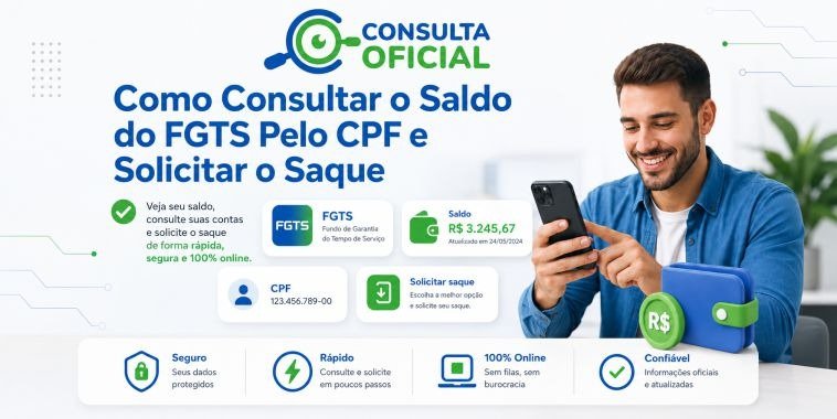 Como Consultar o Saldo do FGTS Pelo CPF e Solicitar o Saque
