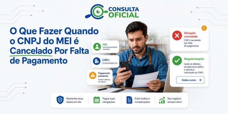 O Que Fazer Quando o CNPJ do MEI é Cancelado Por Falta de Pagamento