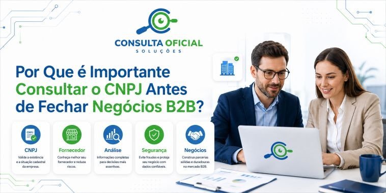 Por Que é Importante Consultar o CNPJ Antes de Fechar Negócios B2B?