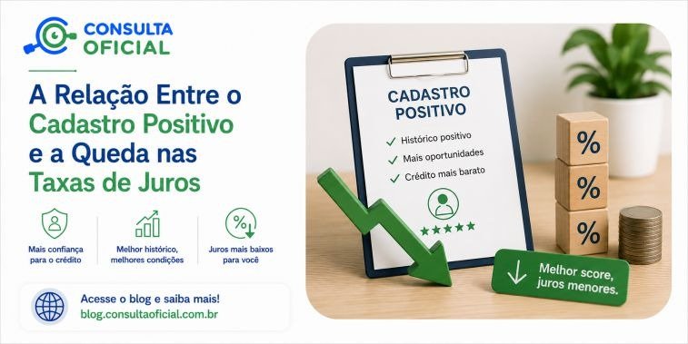 A Relação Entre o Cadastro Positivo e a Queda nas Taxas de Juros
