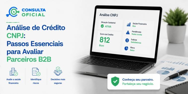 Análise de Crédito CNPJ: Passos Essenciais para Avaliar Parceiros B2B