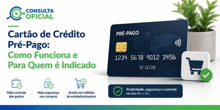 Cartão de Crédito Pré-Pago: Como Funciona e Para Quem é Indicado