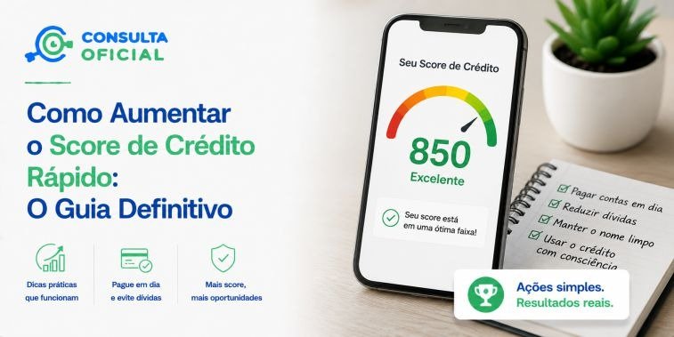 Como Aumentar o Score de Crédito Rápido: O Guia Definitivo