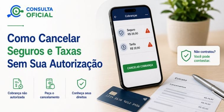 Como Cancelar Seguros e Taxas Embutidas Sem Sua Autorização