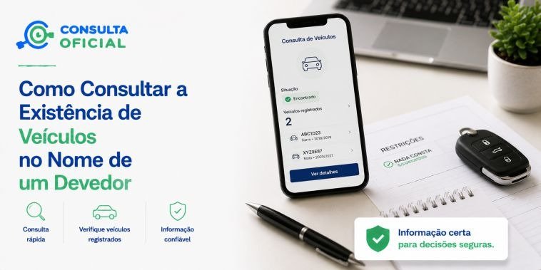 Como Consultar a Existência de Veículos no Nome de um Devedor