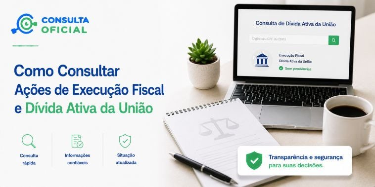 Como Consultar Ações de Execução Fiscal e Dívida Ativa da União