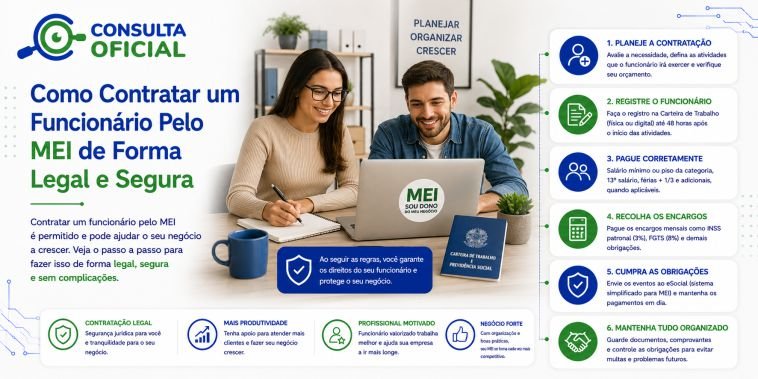 Como Contratar um Funcionário Pelo MEI de Forma Legal e Segura