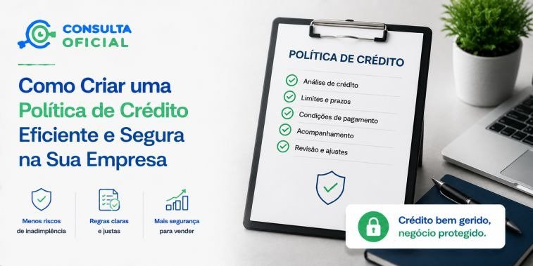 Como Criar uma Política de Crédito Eficiente e Segura na Sua Empresa
