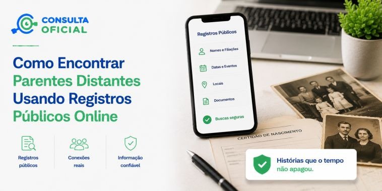 Como Encontrar Parentes Distantes Usando Registros Públicos Online