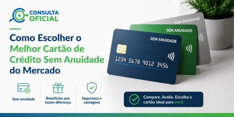 Como Escolher o Melhor Cartão de Crédito Sem Anuidade do Mercado