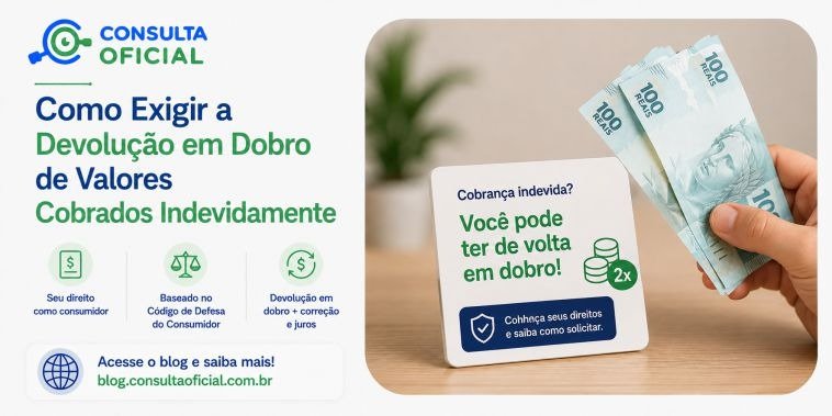 Como Exigir a Devolução em Dobro de Valores Cobrados Indevidamente
