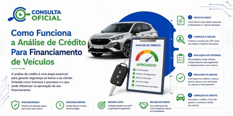 Como Funciona a Análise de Crédito Para Financiamento de Veículos