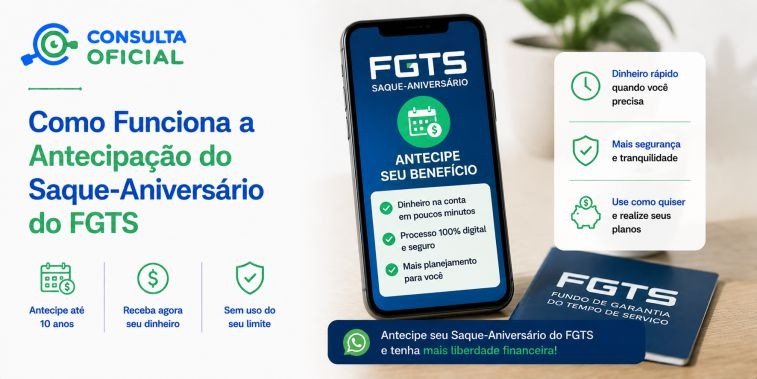 Como Funciona a Antecipação do Saque-Aniversário do FGTS