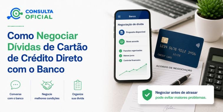 Como Negociar Dívidas de Cartão de Crédito Direto com o Banco