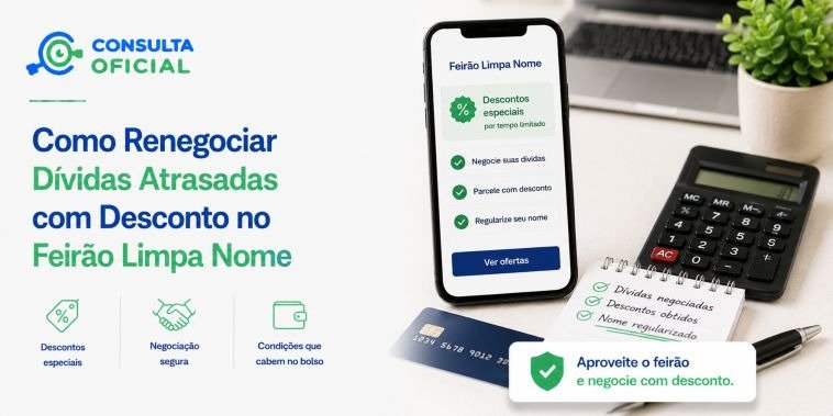 Como Renegociar Dívidas Atrasadas com Desconto no Feirão Limpa Nome