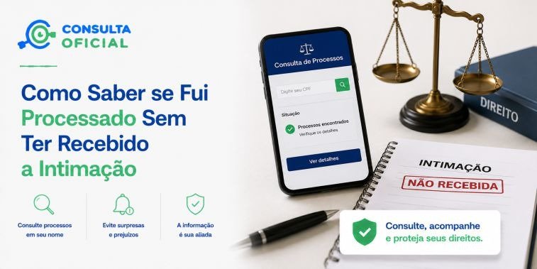 Como Saber se Fui Processado Sem Ter Recebido a Intimação