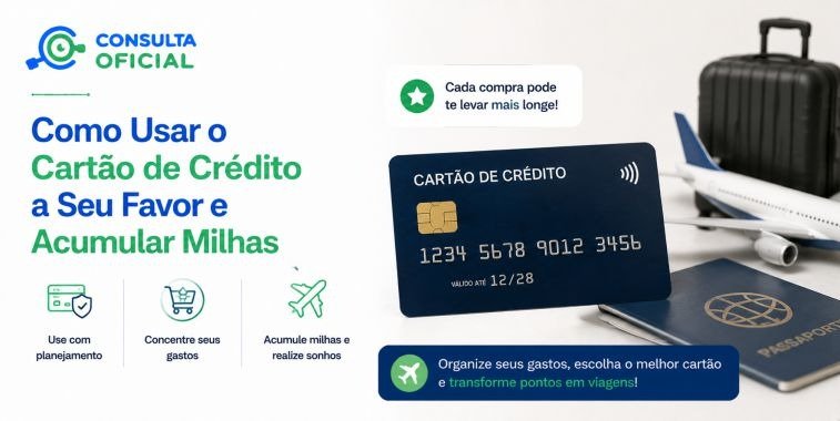 Como Usar o Cartão de Crédito a Seu Favor e Acumular Milhas