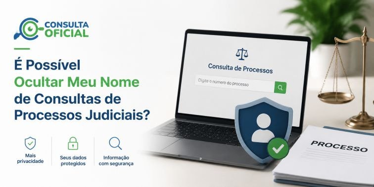 É Possível Ocultar Meu Nome de Consultas de Processos Judiciais?