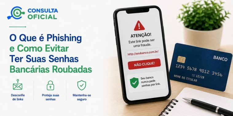 O Que é Phishing e Como Evitar Ter Suas Senhas Bancárias Roubadas