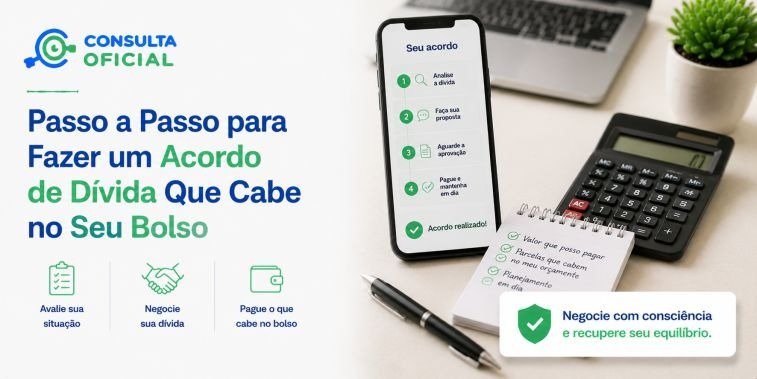 Passo a Passo para Fazer um Acordo de Dívida Que Cabe no Seu Bolso