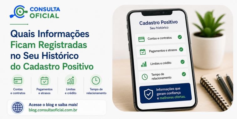 Quais Informações Ficam Registradas no Seu Histórico do Cadastro Positivo