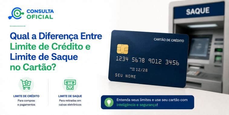 Qual a Diferença Entre Limite de Crédito e Limite de Saque no Cartão?