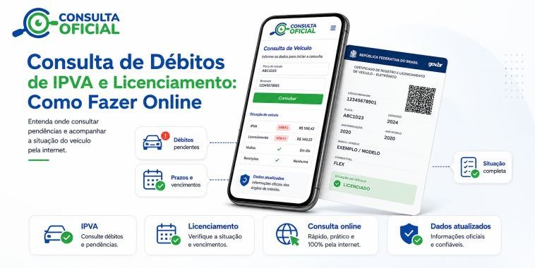 Consulta de Débitos de IPVA e Licenciamento: Como Fazer Online