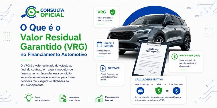 O Que é o Valor Residual Garantido (VRG) no Financiamento Automotivo