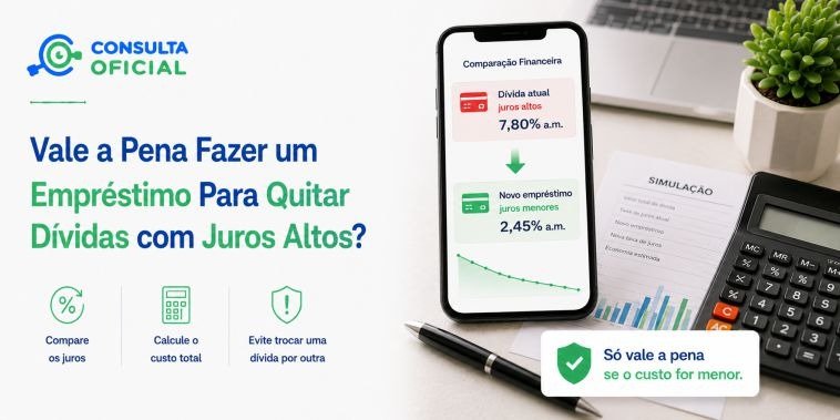 Vale a Pena Fazer um Empréstimo Para Quitar Dívidas com Juros Altos?